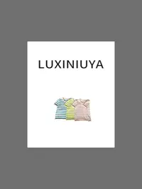【LUXINIUYA】春季新款基础百搭针织衫简约圆领短袖上衣#CX2607