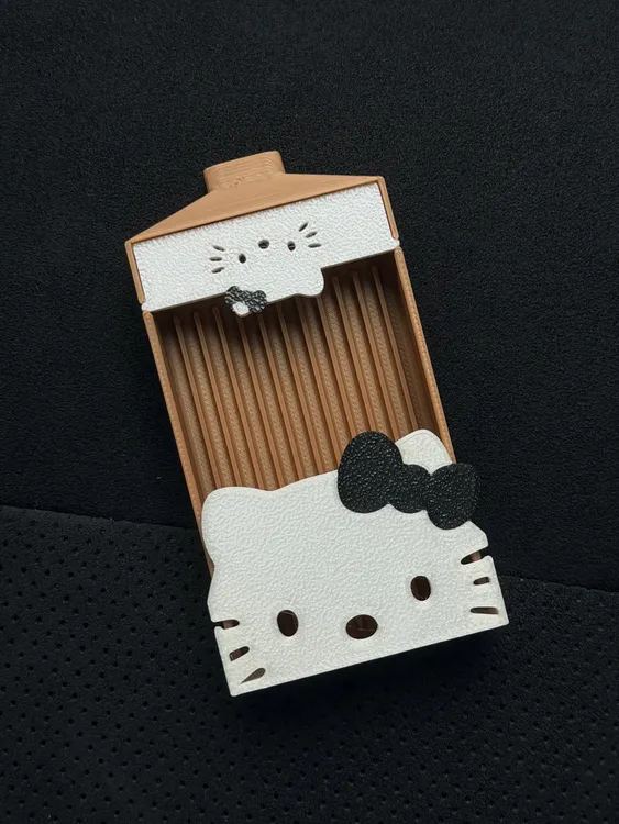 新款可爱黑皮kt猫拼豆豆铲拼豆工具学生diy不卡豆丝滑豆铲收纳盒