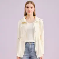 【晨粉专享价】休闲时尚简约运动风外套女25春秋女款风衣外套
