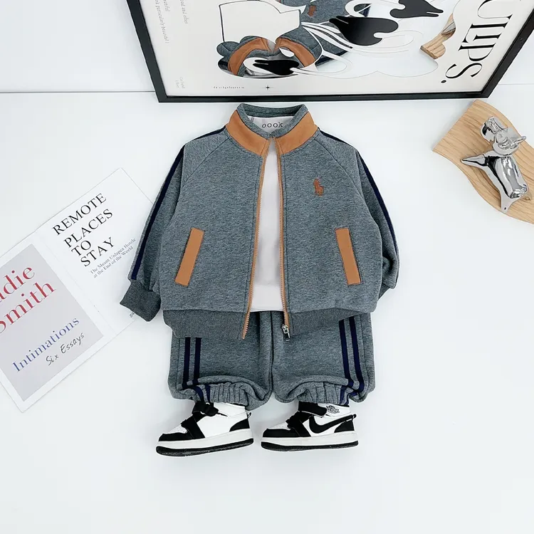 男童冬套装加厚2025新款秋冬装儿童两件套 BDD26101