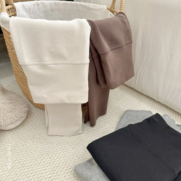 【米可家】天丝莱赛尔纳米暖绒无痕高腰打底保暖裤10189