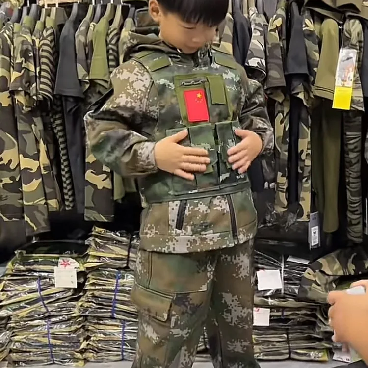 男童三级甲特战服秋冬新款大码加绒冲锋衣