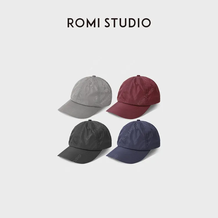 ROMI STUDIO“RB1010系列”男女同款丝光多色防晒棒球帽 RWDLP34384