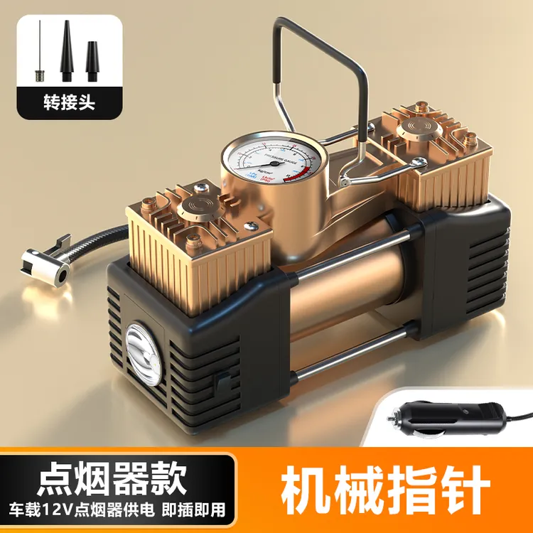 车载充气泵高性能带LED灯
