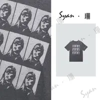 Syan【九宫格】夏季新款时尚休闲百搭圆领T恤