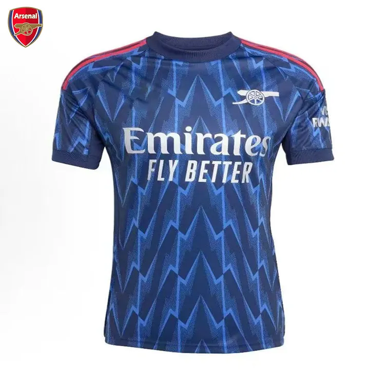 2526赛季阿森纳球衣客场球迷版足球服正版训练短袖上衣足球球衣男