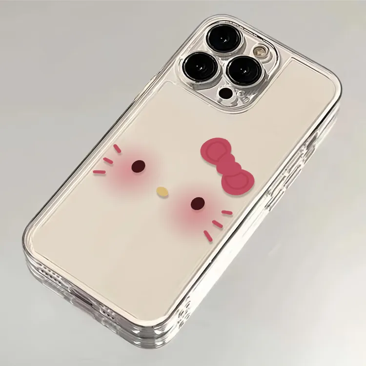 雅天立粉红kitty猫适用iPhone16pro/17苹果手机壳华为vivoppo小米