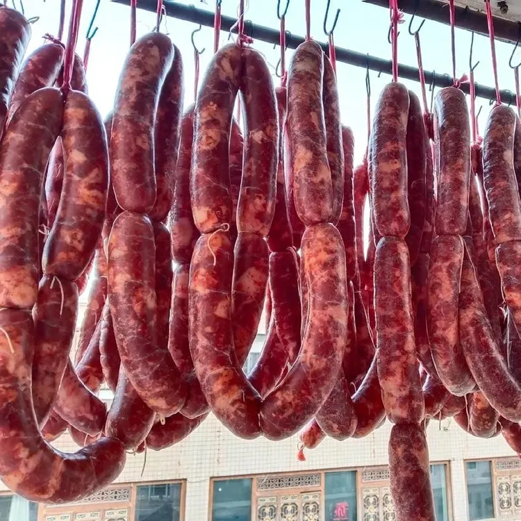 农家手工自制香肠传统风味腊味美食