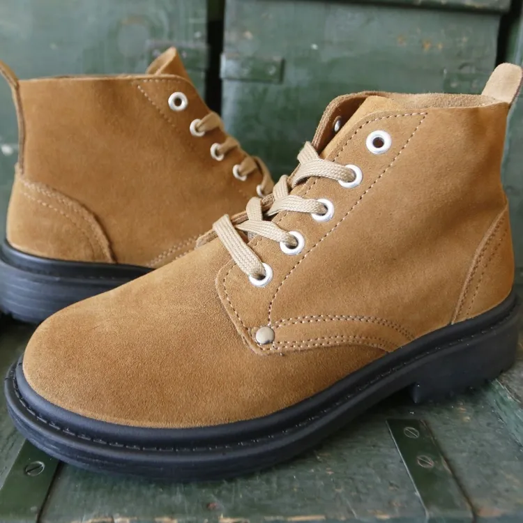 夏季劳保鞋男上班工地电焊工休闲透气牛皮靴男工作靴子超轻牛皮底