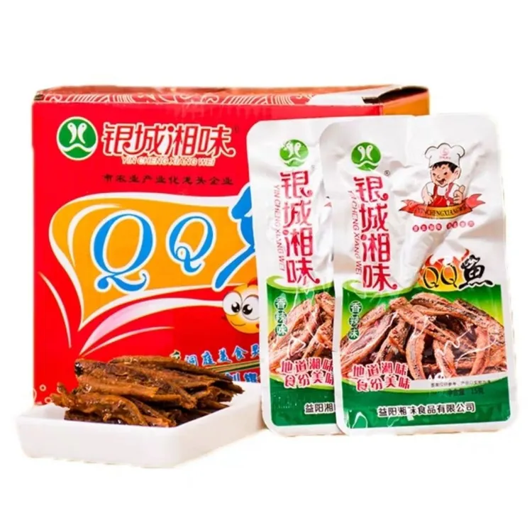 银城湘味银城湘味QQ鱼仔香辣糖醋湖南特产即食小鱼干休闲零食小吃