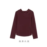 「你好帽衫」480G特丽尔加厚拼麻丝公主缝连帽长衫GSJ053
