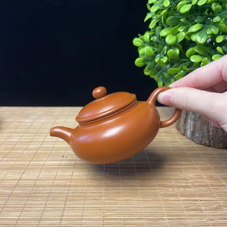 【万壶阁】120ml潮州原矿朱泥红泥仿古壶小容量壶