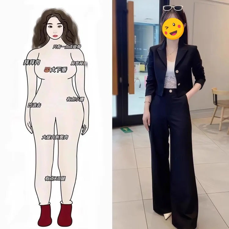 御姐轻熟风穿搭套装女秋季2025新款欧美职业西装外套气质阔腿裤潮