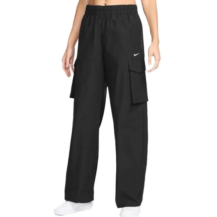 【滔搏联动】NIKE耐克NSW EVRTHNG黑色中腰工装长裤HM6977-010