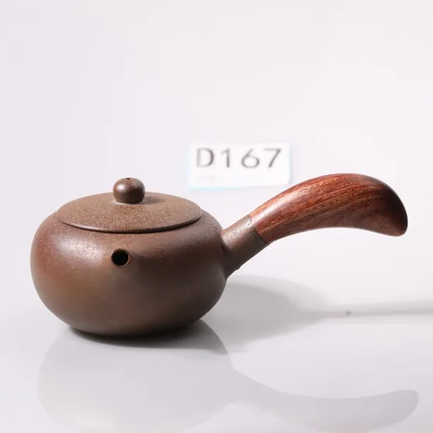 D167龙窑柴烧自然落灰家用泡茶茶具纯手工泡茶壶
