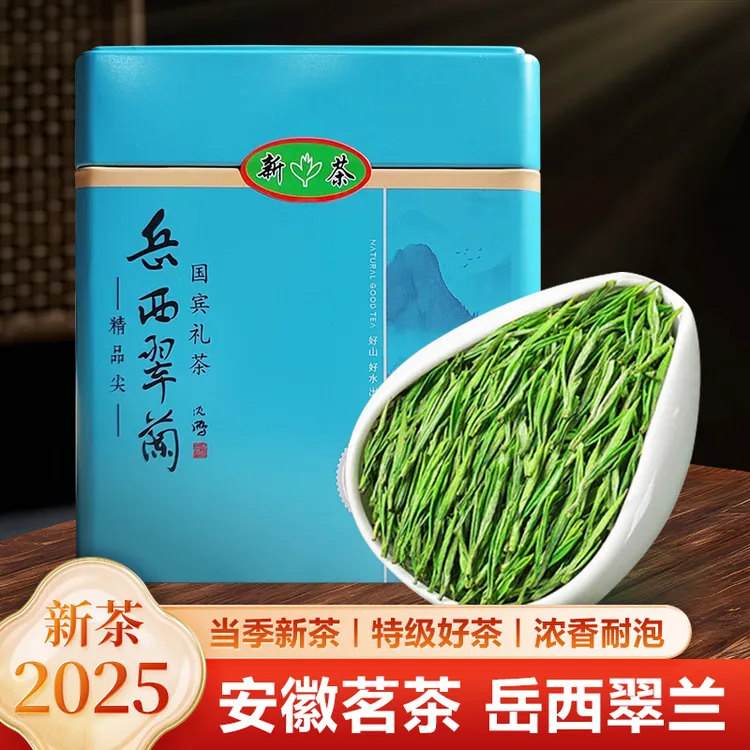 山麓源然岳西翠兰安徽茗茶当季新茶岳西高山云雾手工绿茶特级好茶
