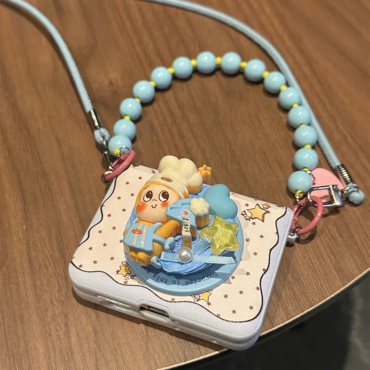 可爱星星人磁吸斜挎挂绳适用华为purax手机壳典藏版pocket2小米mi