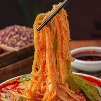 谷韵森山冷吃千层肚与贡菜双拼1050g/盒【4包毛肚+1包贡菜+5包料】
