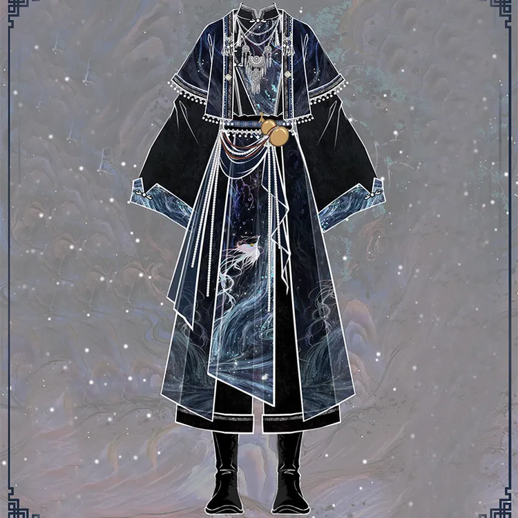 【意向金】花悦诗风【凤凰涅槃】系列原创汉元素套裙（5抵30优惠券）