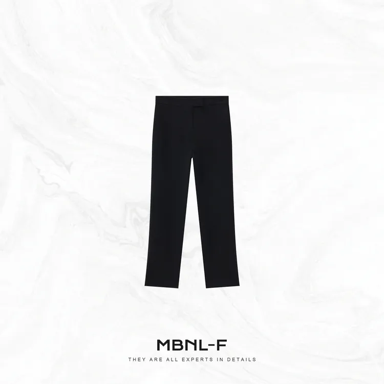 MBNL-F“烟管小黑裤” 重工酵洗莱赛尔棉混纺休闲长裤 秦磊TH-KZ828