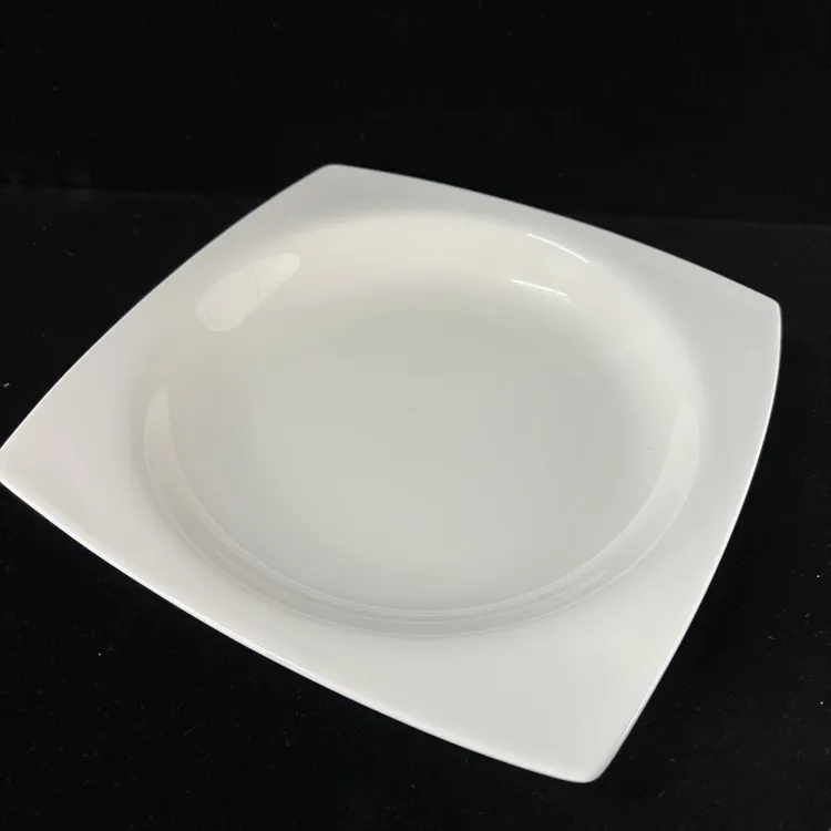 【应州专属】9英寸高骨瓷纯白贵龙盘两只