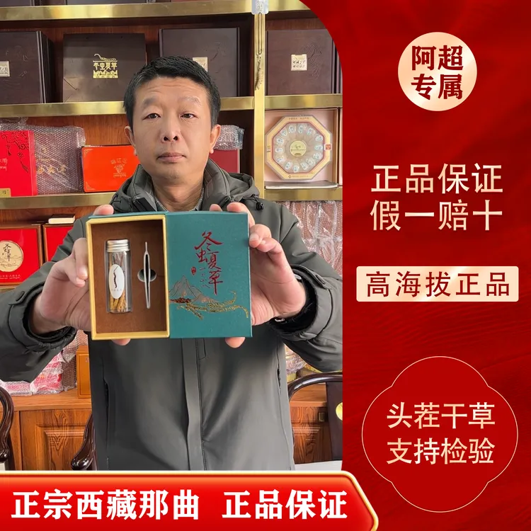 真正西藏那曲虫草【4根/克】精选高海拔冬虫夏草滋补体验装西藏直发
