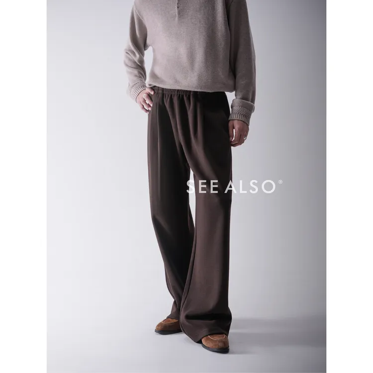 SEE ALSO『秋冬重磅主推』超精纺绵羊毛新贵老钱松紧腰保暖男款卫裤