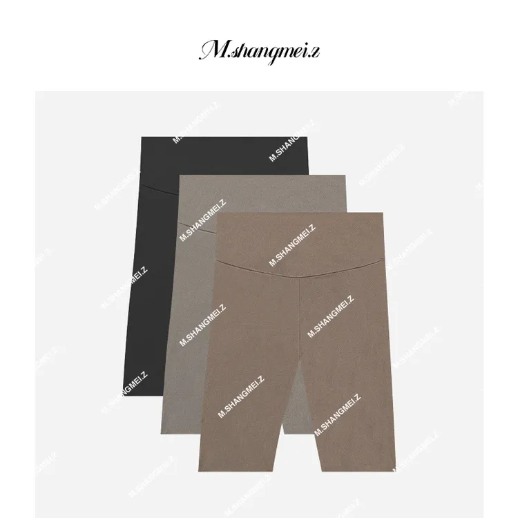 M.SHANGMEI.Z/沐熙【奶皮短裤】美大哥吸湿排汗速干打底短裤X042290