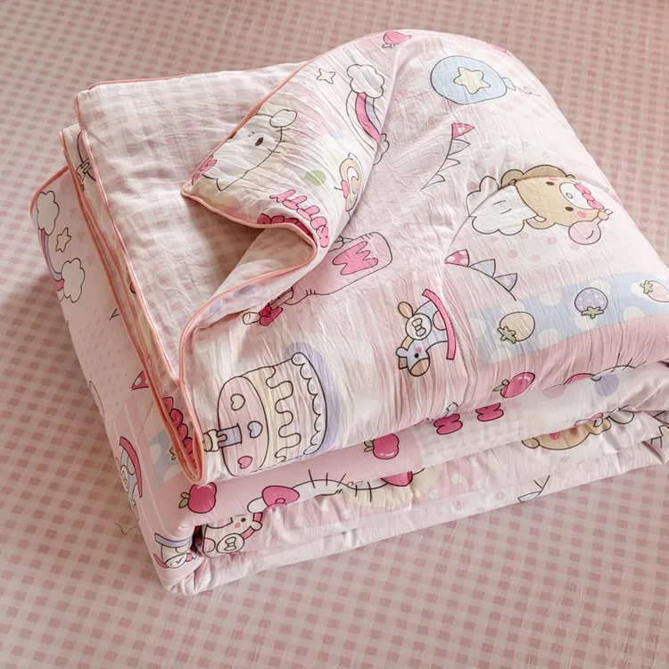 2025新款棉花被子夏凉被三丽鸥儿童空调被夏季薄款单人可机洗被gt