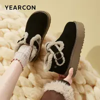 意尔康冬季时尚休闲保暖女靴雪地靴S692ZM29690W