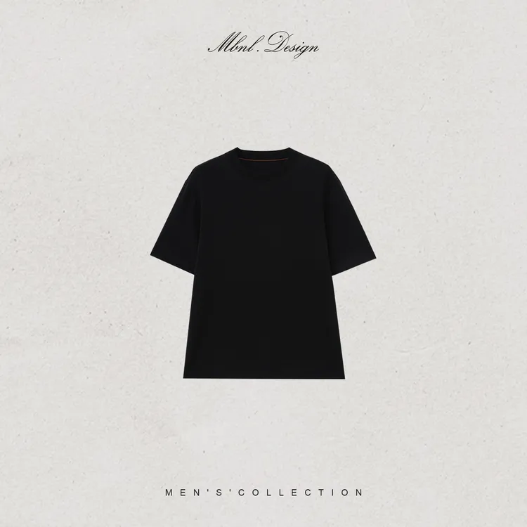 MBNL-F「L.P风」秦磊男装醋酸山羊绒混纺亲肤柔滑T恤LL-WSY1121