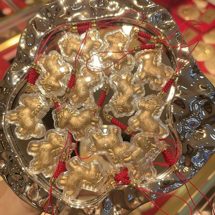 仿金箔小马挂件送女友闺蜜精美礼物