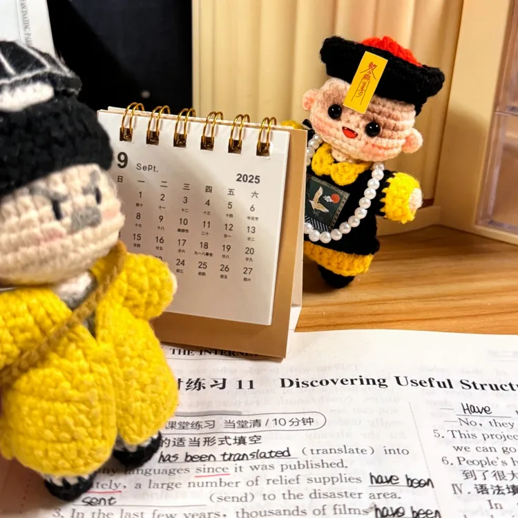 【创意礼物】英叔钩织挂件手工diy小英材料送女朋友男朋友闺蜜创意