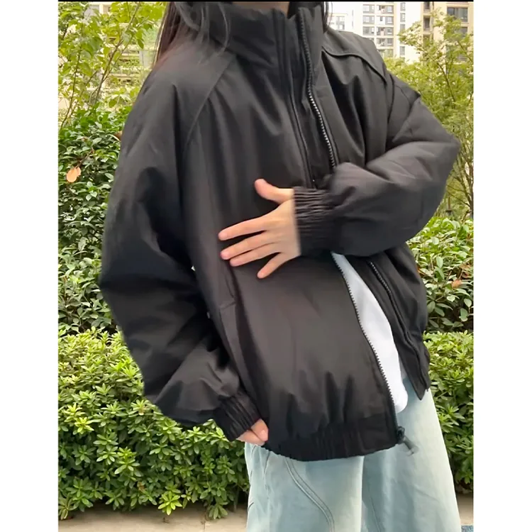 重磅防风保暖立领棉服男款秋冬季潮牌青少年宽松夹克痞帅棉衣外套