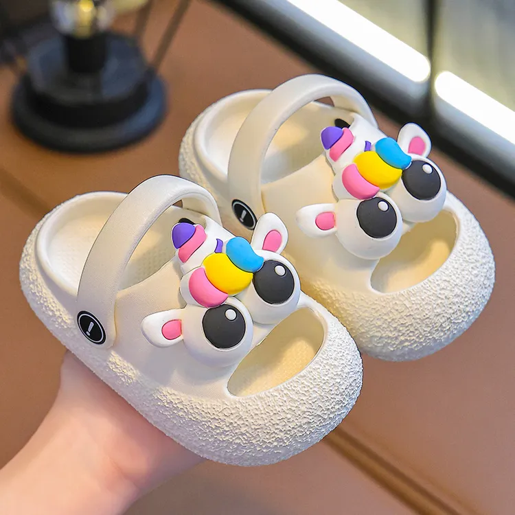 儿童拖鞋夏季男童女童宝宝室内居家防滑凉拖鞋可爱卡通两用软底