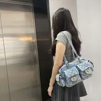 牛仔包HQ小众包包单肩