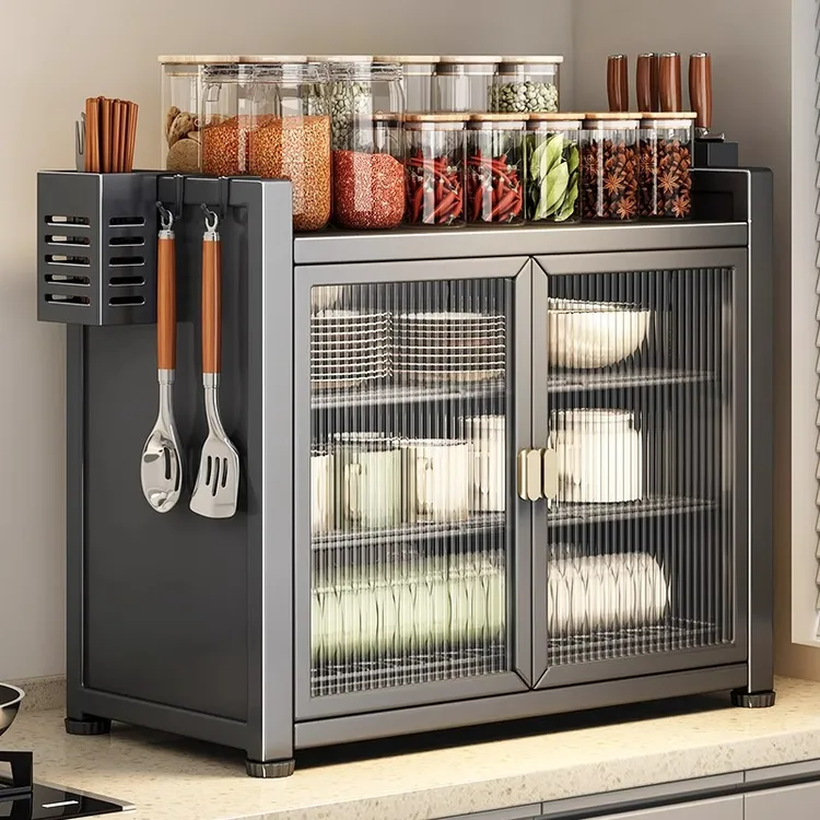 优勤碗柜碗盘沥水置物架厨房家用台面多功能放碗碟餐具碗筷收纳盒