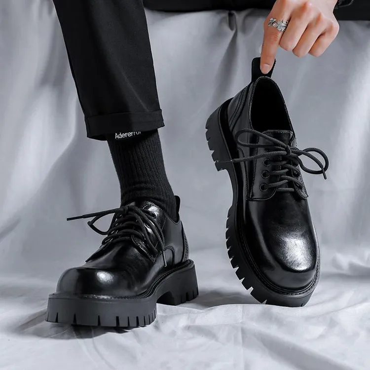 【香港DcSU&Shoes官方正品】德比男鞋子春季高级感正装商务大头皮鞋