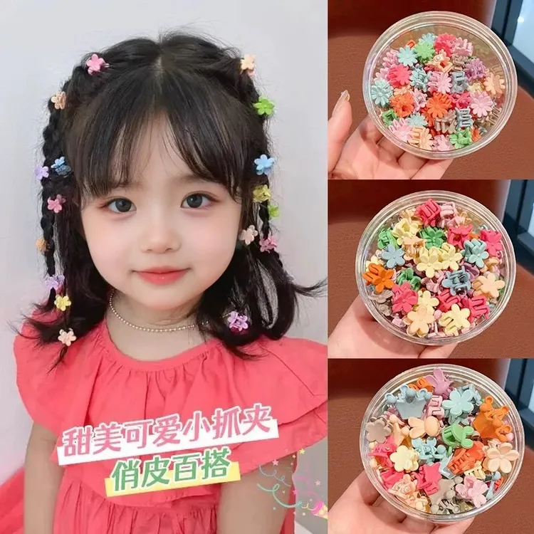 婴儿可爱碎发迷你儿童发夹小抓夹刘海侧边夹前额女童宝宝编发夹子商品图