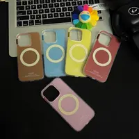 磨砂多巴胺磁吸适用iphone16promax简约感级感苹果15/16/17手机壳