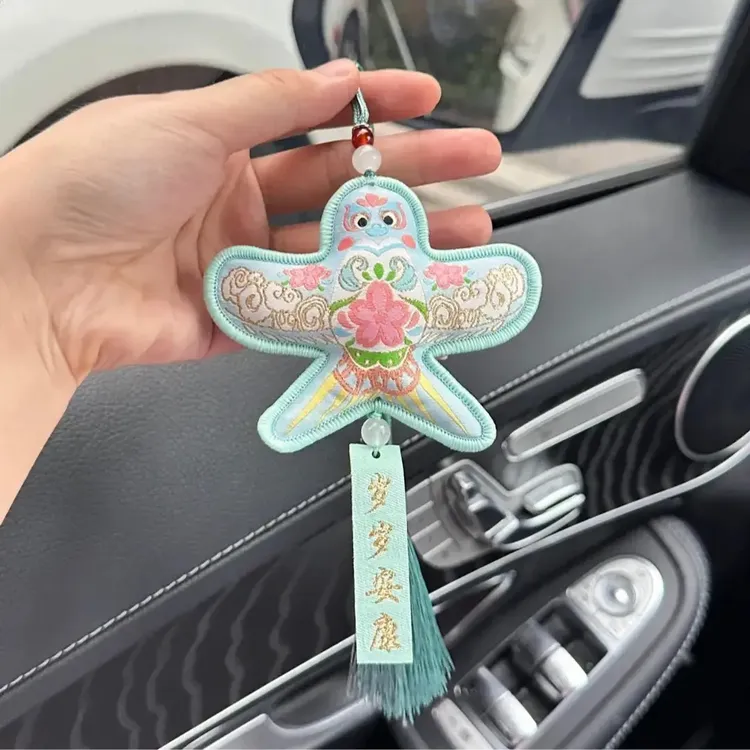 端午纸鸢香囊汽车挂件新中式文创香包岁岁安康香包小风筝伴手礼品