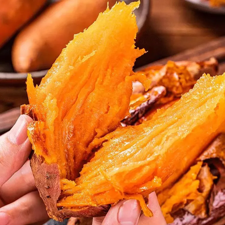 农家沙地自种烟薯25号红薯蒸煮烤着吃使口感更佳