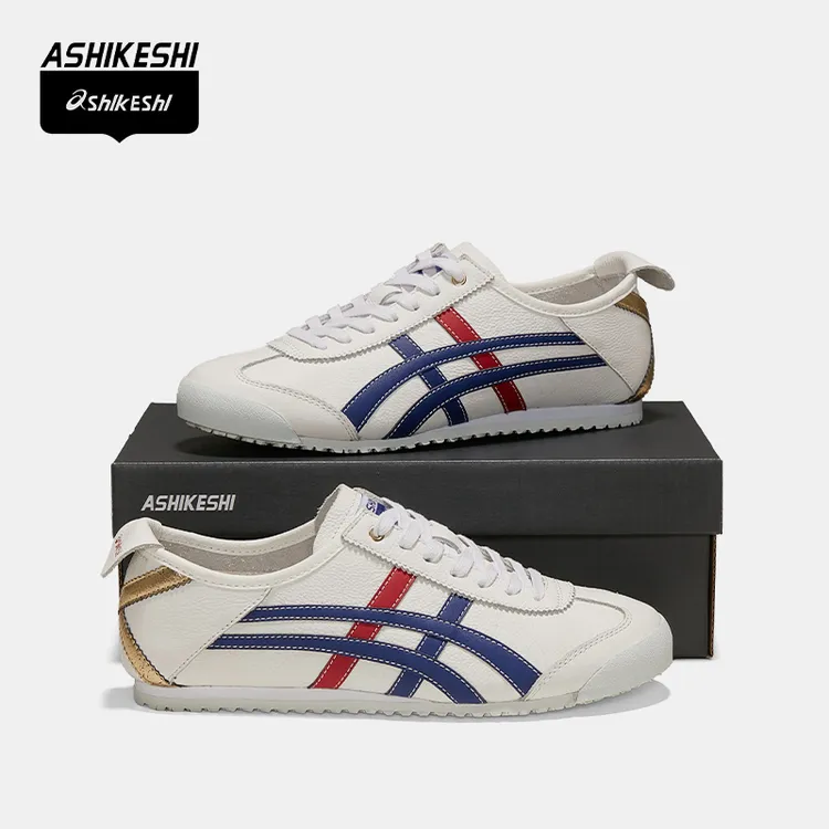 阿时可时ASHIKESHI[正品]时尚百搭男女情侣头层牛皮轻便阿甘鞋-2