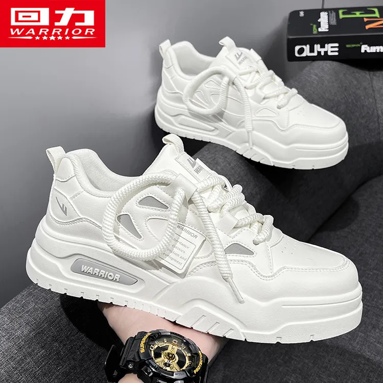 回力男鞋空军小白鞋2025冬季男士百搭增高皮面潮鞋休闲板鞋子男款