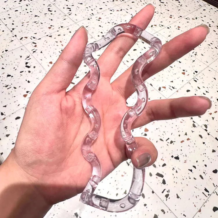 百变扭扭乐百变扭扭圈水晶透明扭扭绳缠绕解锁变形绳子解压玩具