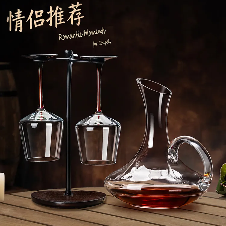 2025新款红酒杯套装复古风情侣两件套勃艮第高脚杯香槟杯酒具套件