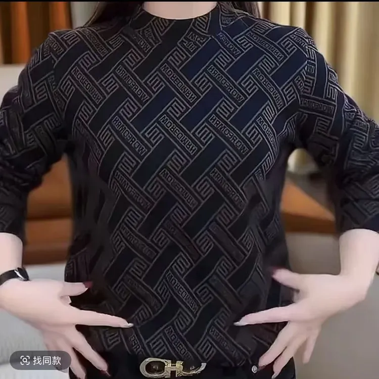 【专柜品质】男士秋季潮流圆领卫衣休闲百搭长袖时尚套头打底衫男