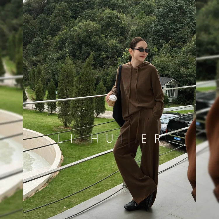  LiHuiEr李慧儿【布拉格日报】2025秋冬款百搭舒适针织套装LL025233