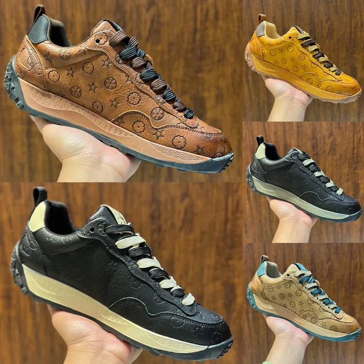 轻奢印花男士潮流休闲鞋单棉同款软底加绒保暖冬季擦色复古开车鞋