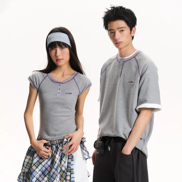 【江南先生】NewJNXS华夫格短袖T恤夏季时尚运动休闲男女JN52Y29